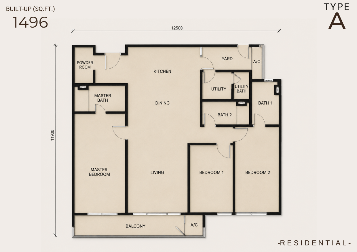 Majestic Kiara Condo Layouts
