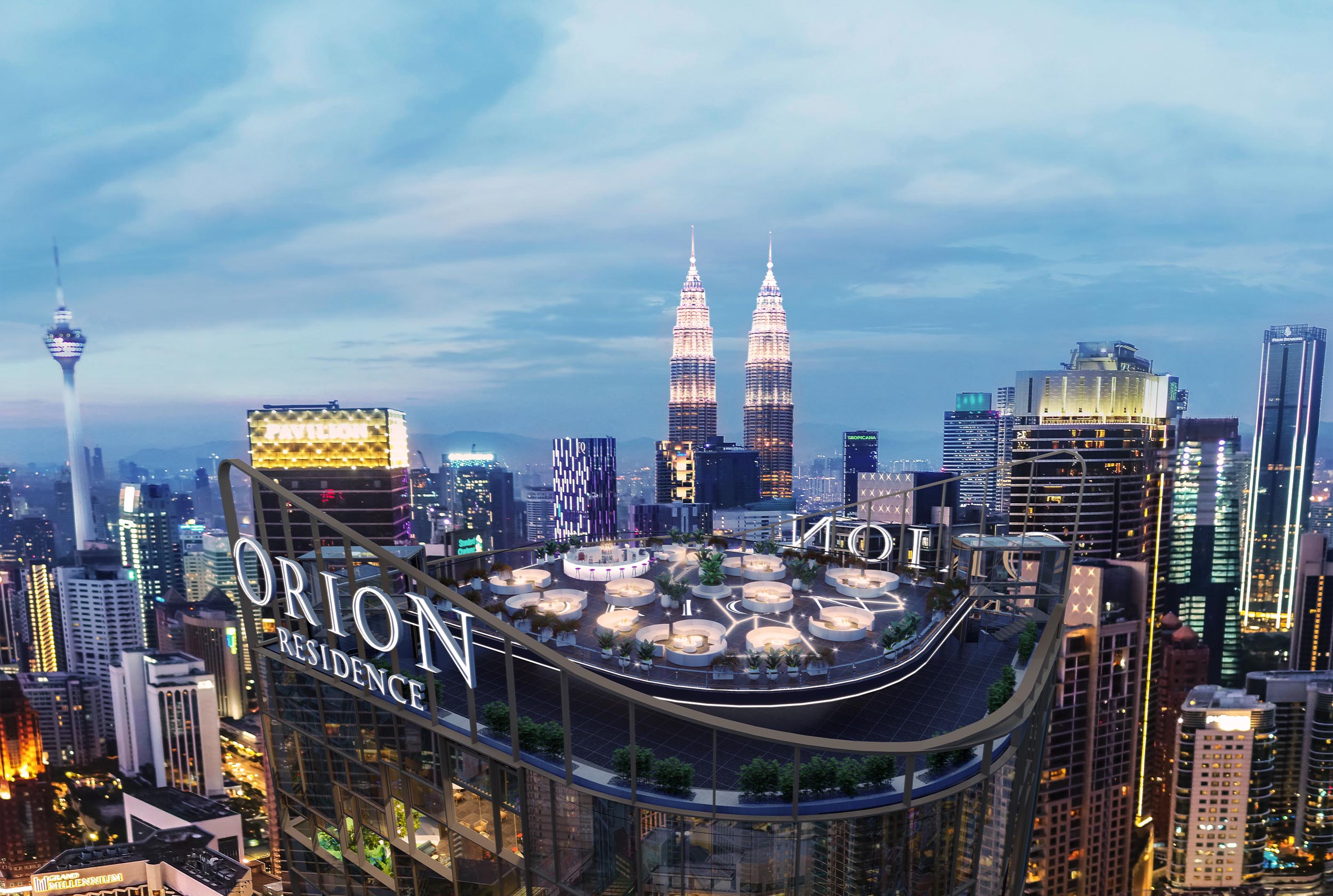 Orion Residence rooftop observation deck