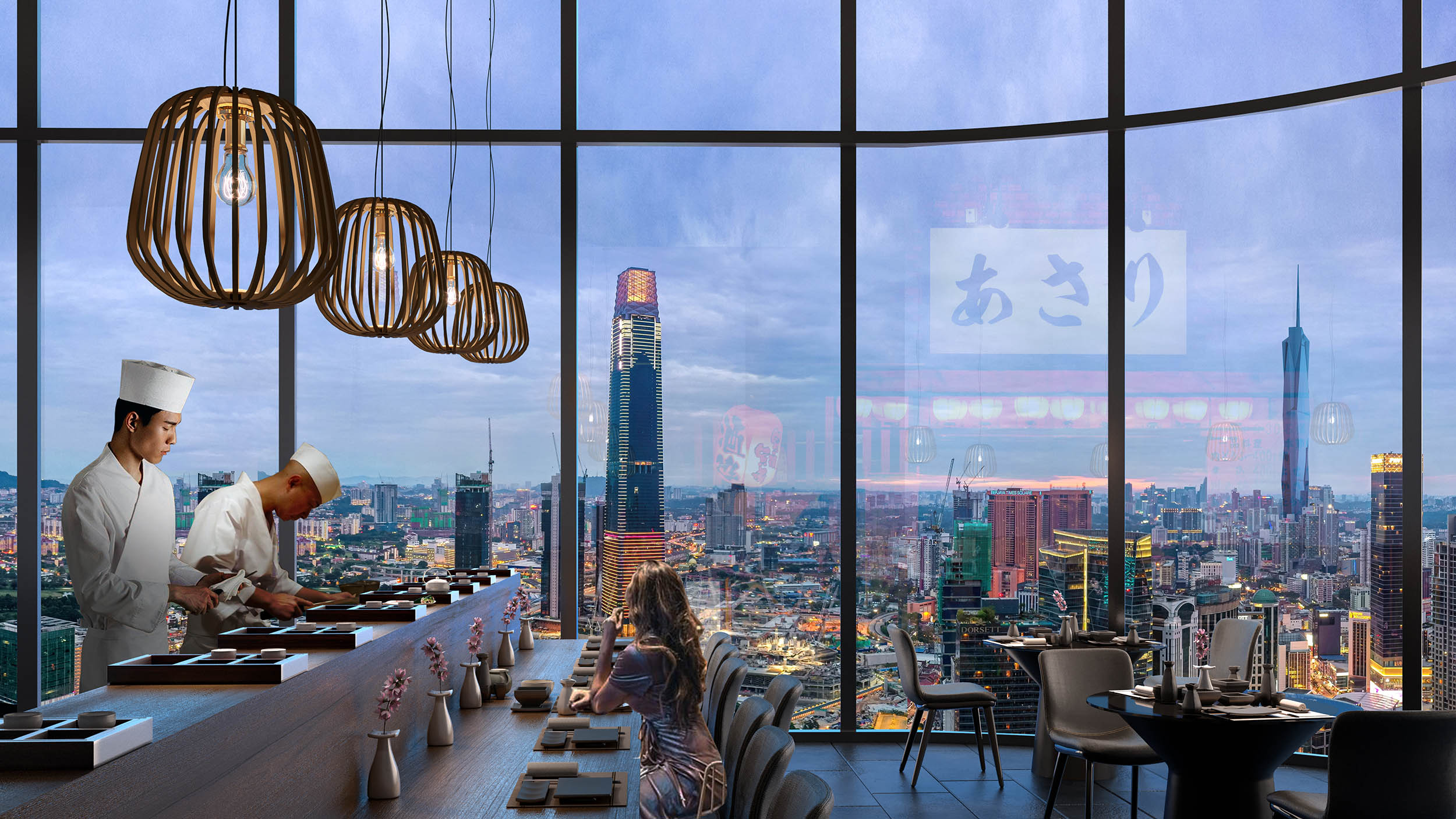 Orion Residence Japanese restaurant interior