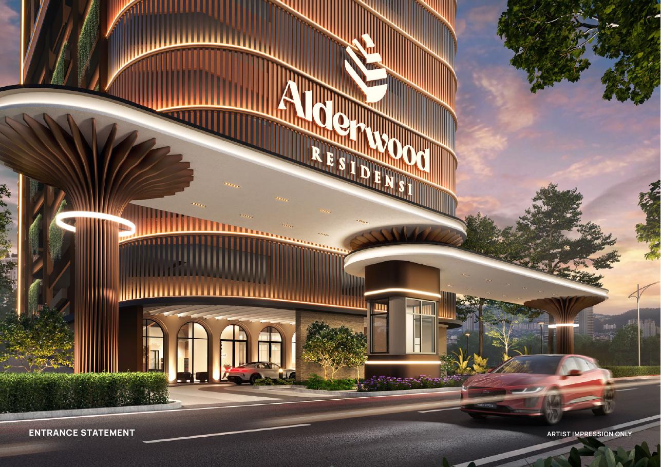 Alderwood Residence entrance and arrival area