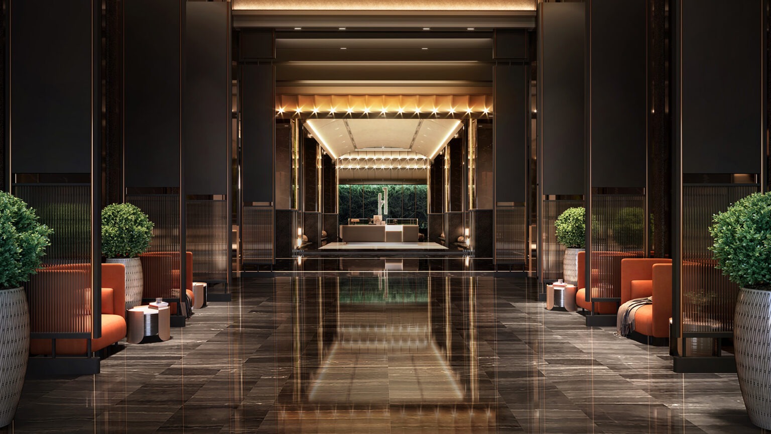 Armani Hallson KLCC prestige hallway