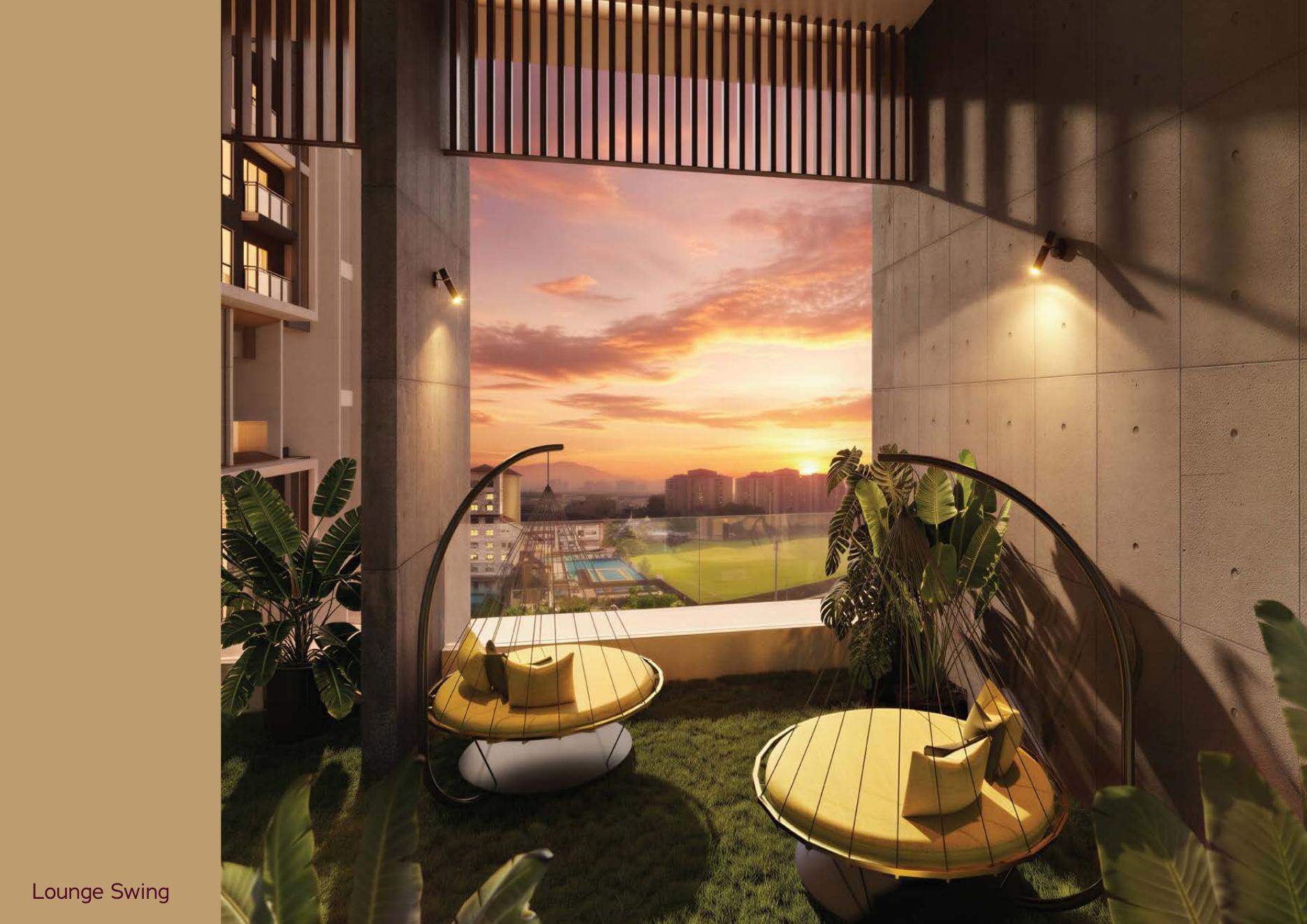 Sky lounge swing at Binastra Cochrane