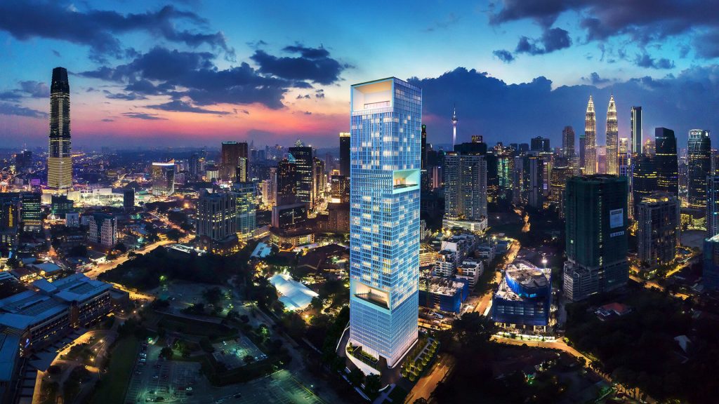 The Conlay luxury residence tower in Kuala Lumpur City Centre
