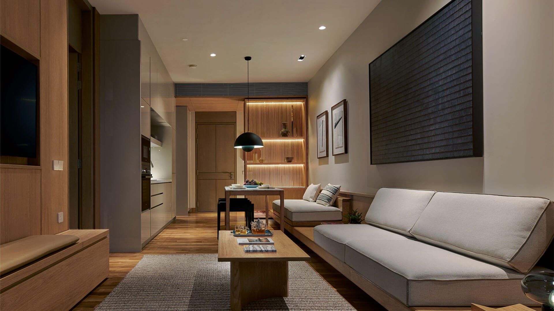 The Conlay Type A1 residence living room