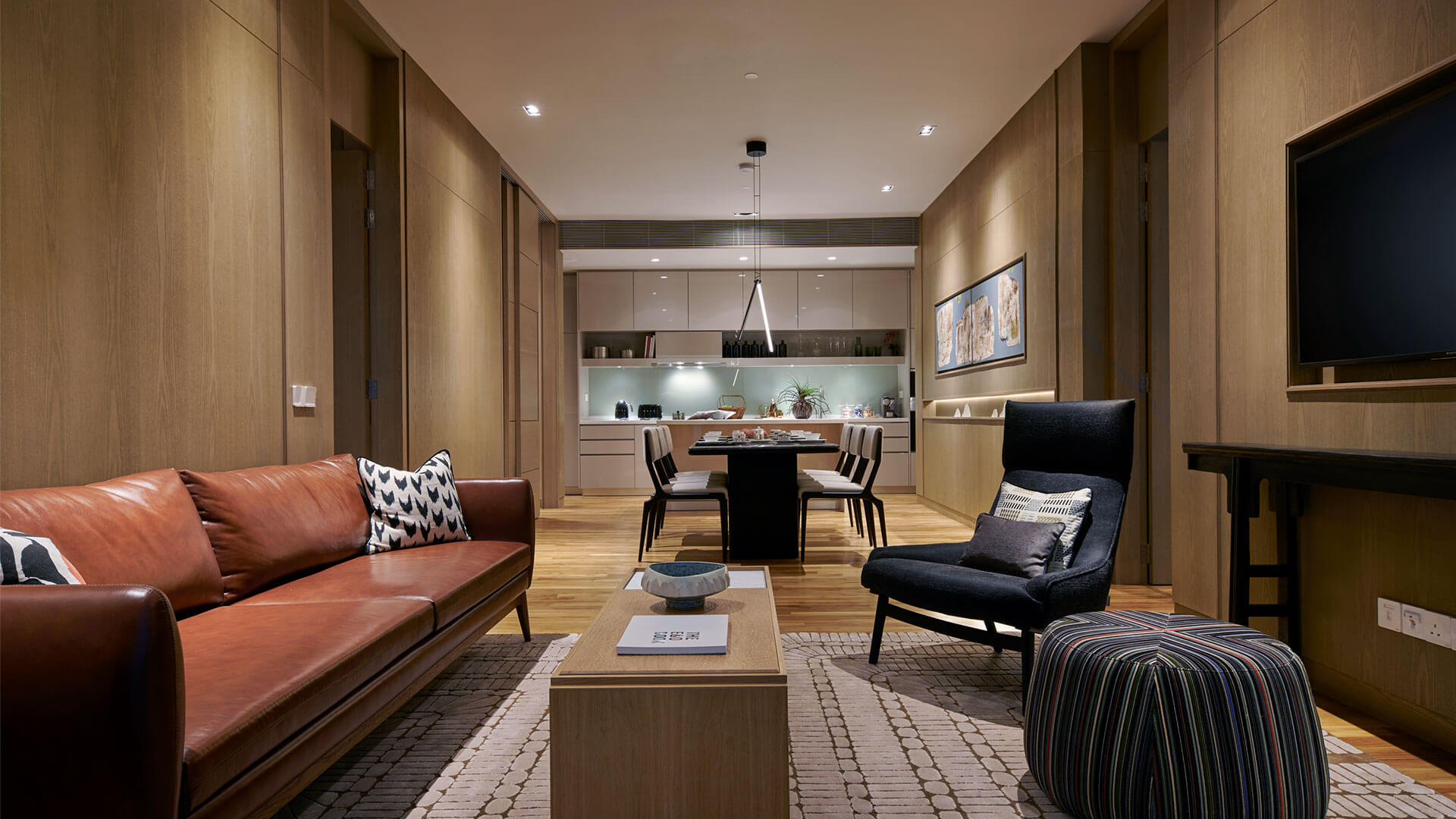 The Conlay Type D refined living interior