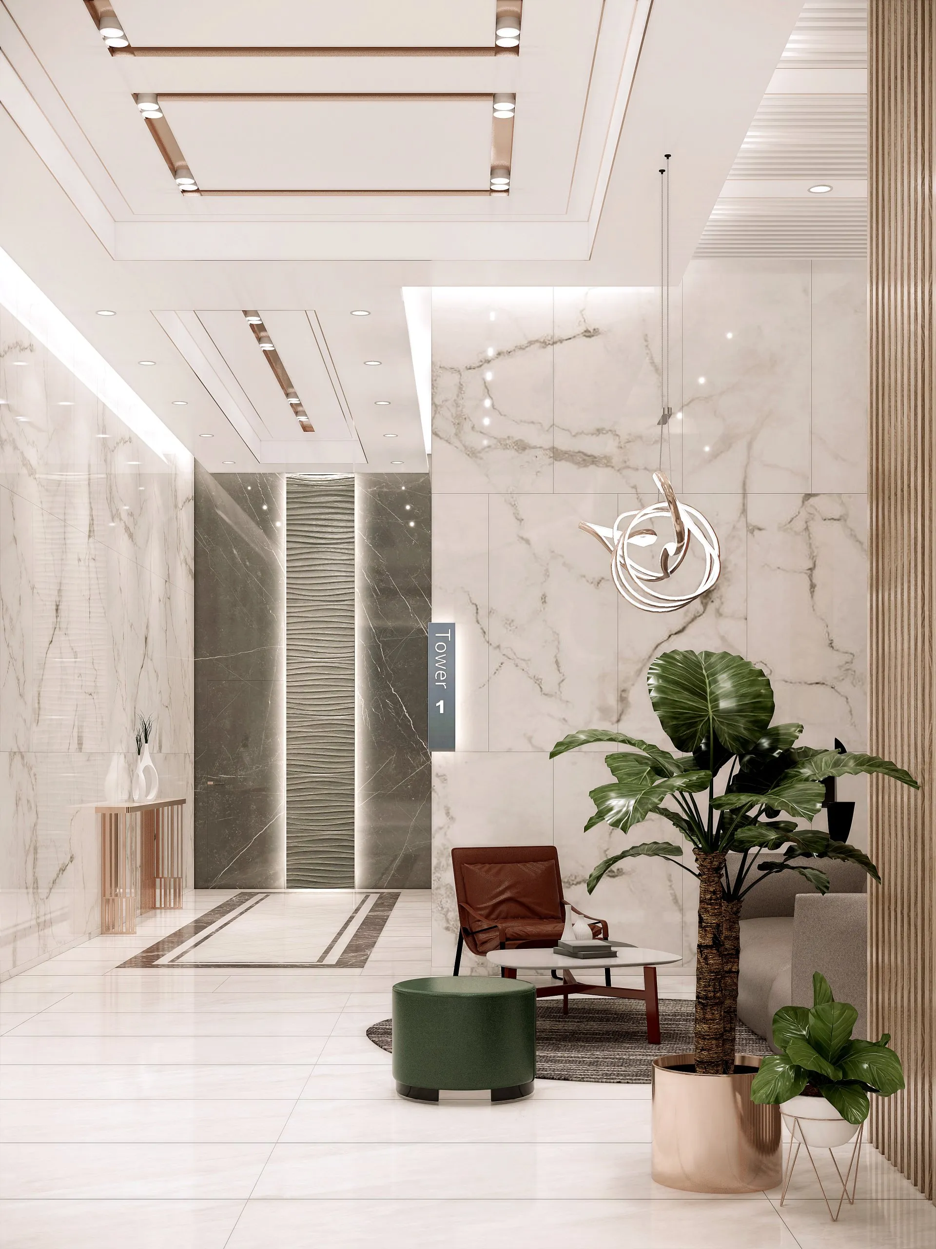 Core Residence TRX lobby and lift area