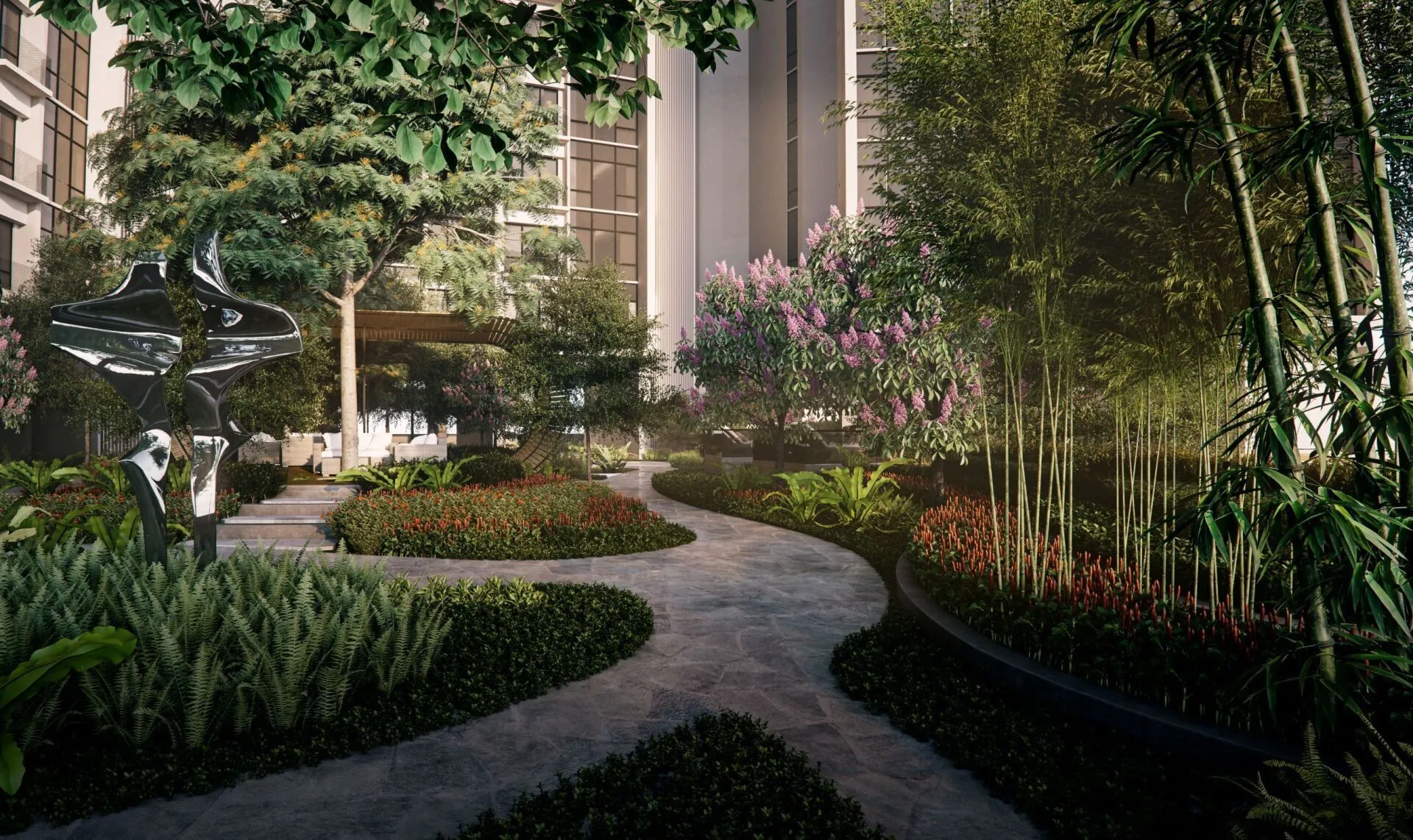 Core Residence TRX landscaped podium garden