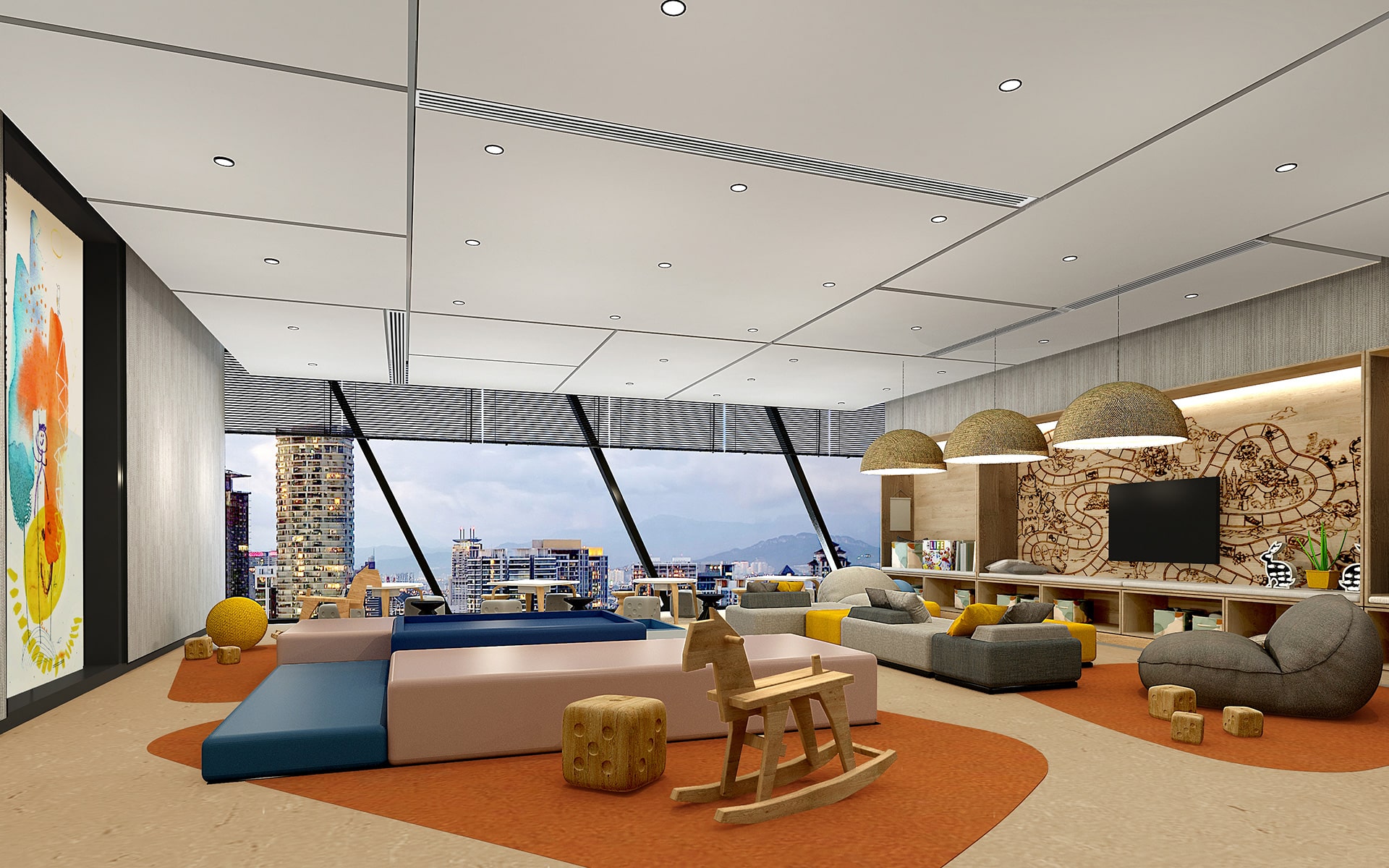 SO KL Residences entertainment room