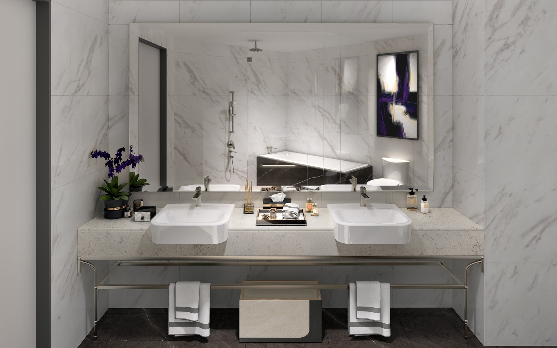 SO KL Residences bathroom interior