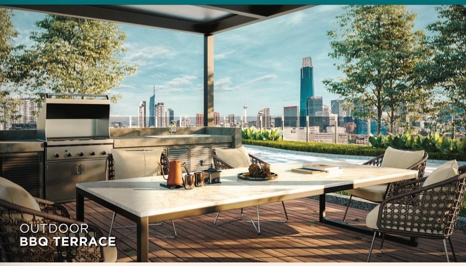 Sunway Velocity 3 rooftop BBQ terrace