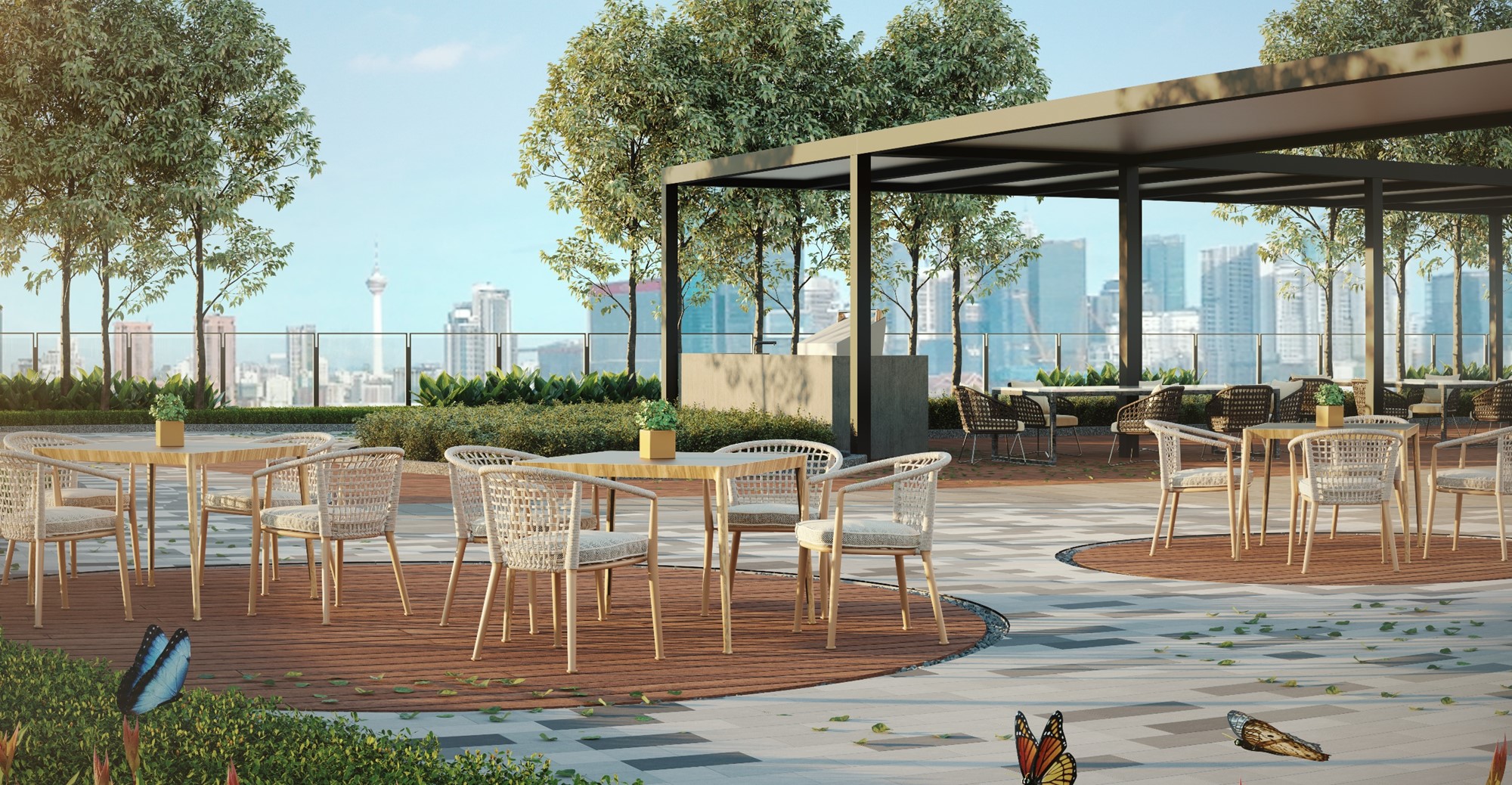 Sunway Velocity 3 outdoor terrace