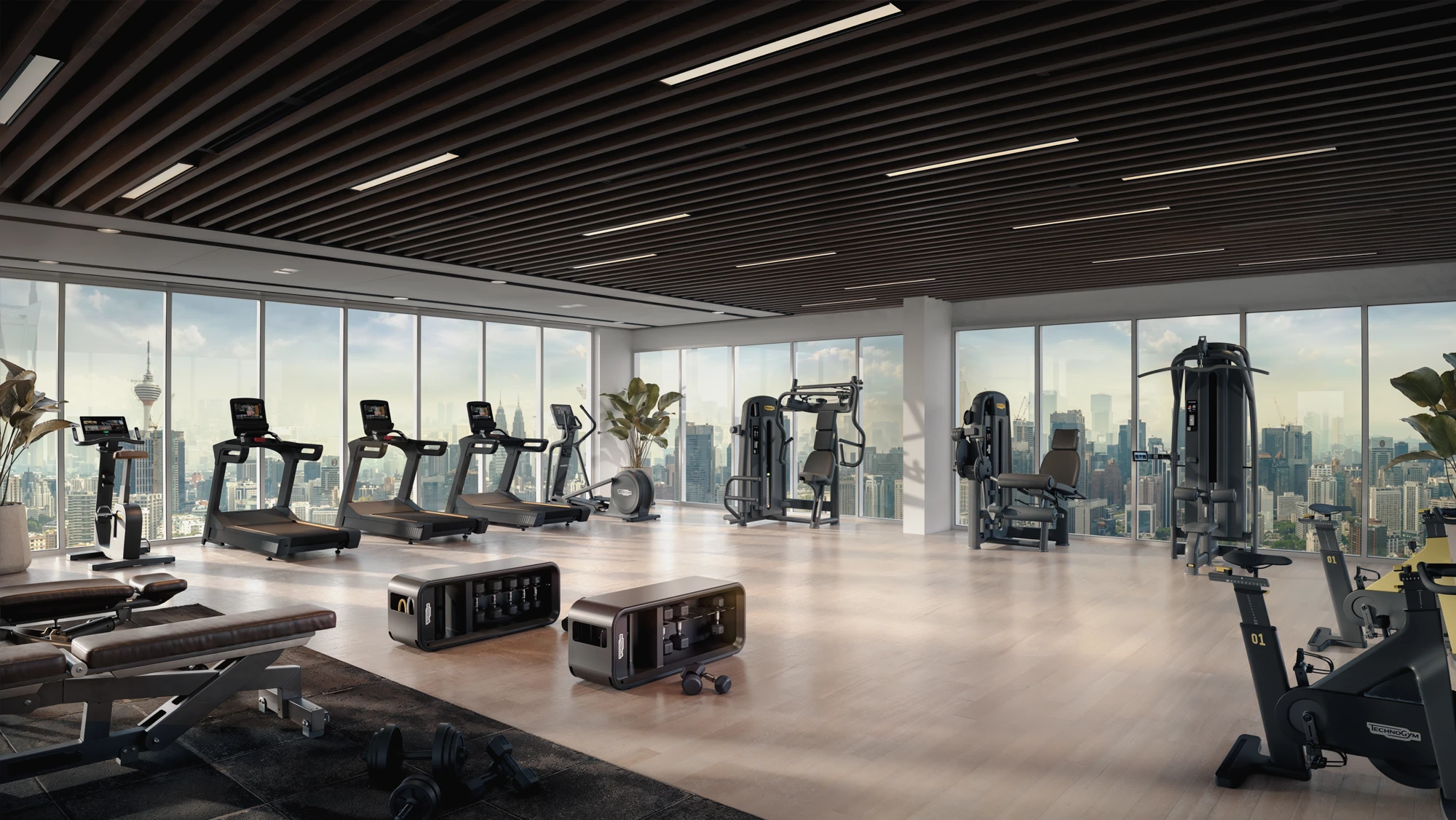 Times Square 2 sky gym