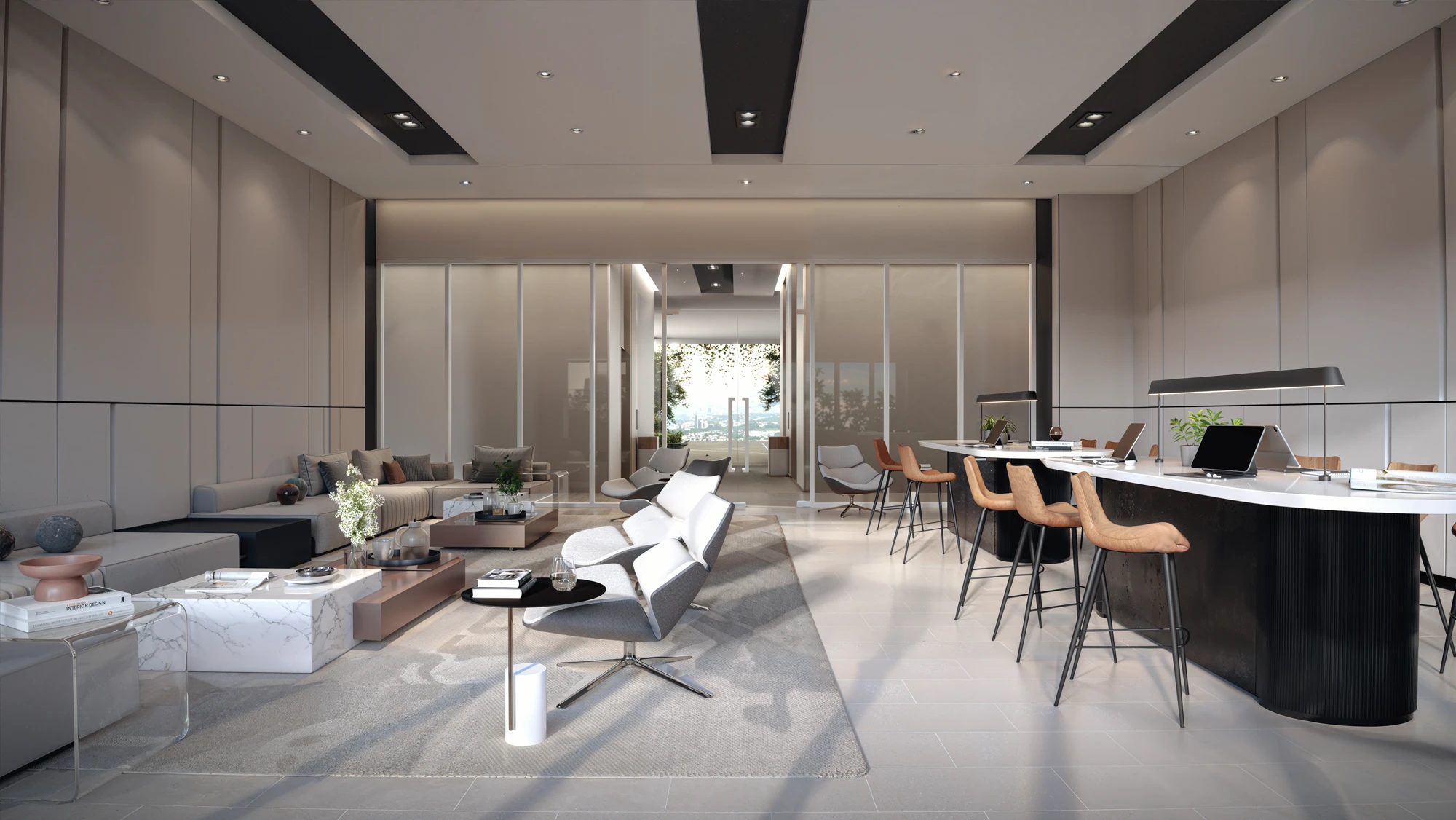 Times Square 2 residence lounge