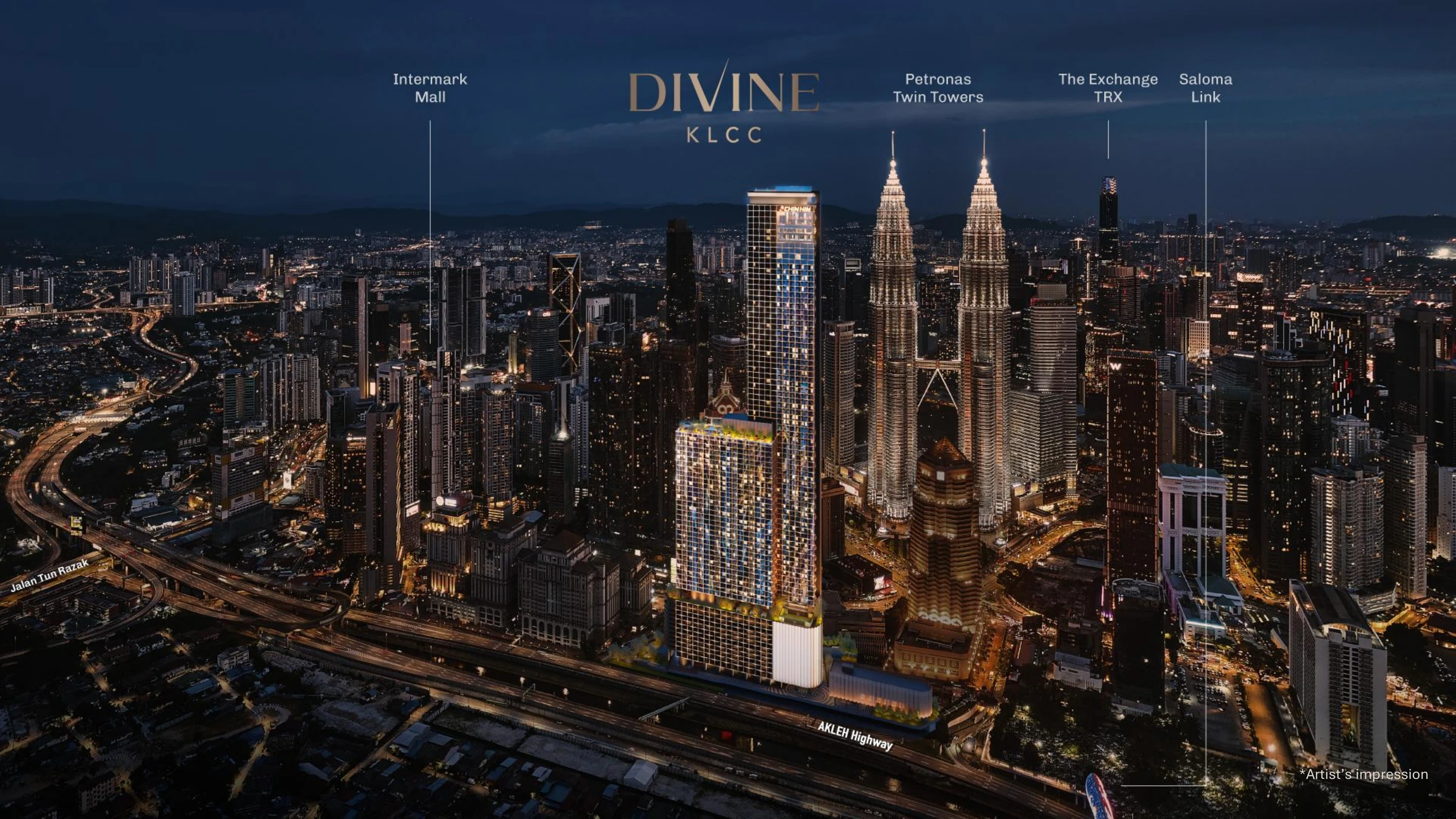 Divine KLCC residence near the Petronas Twin Towers