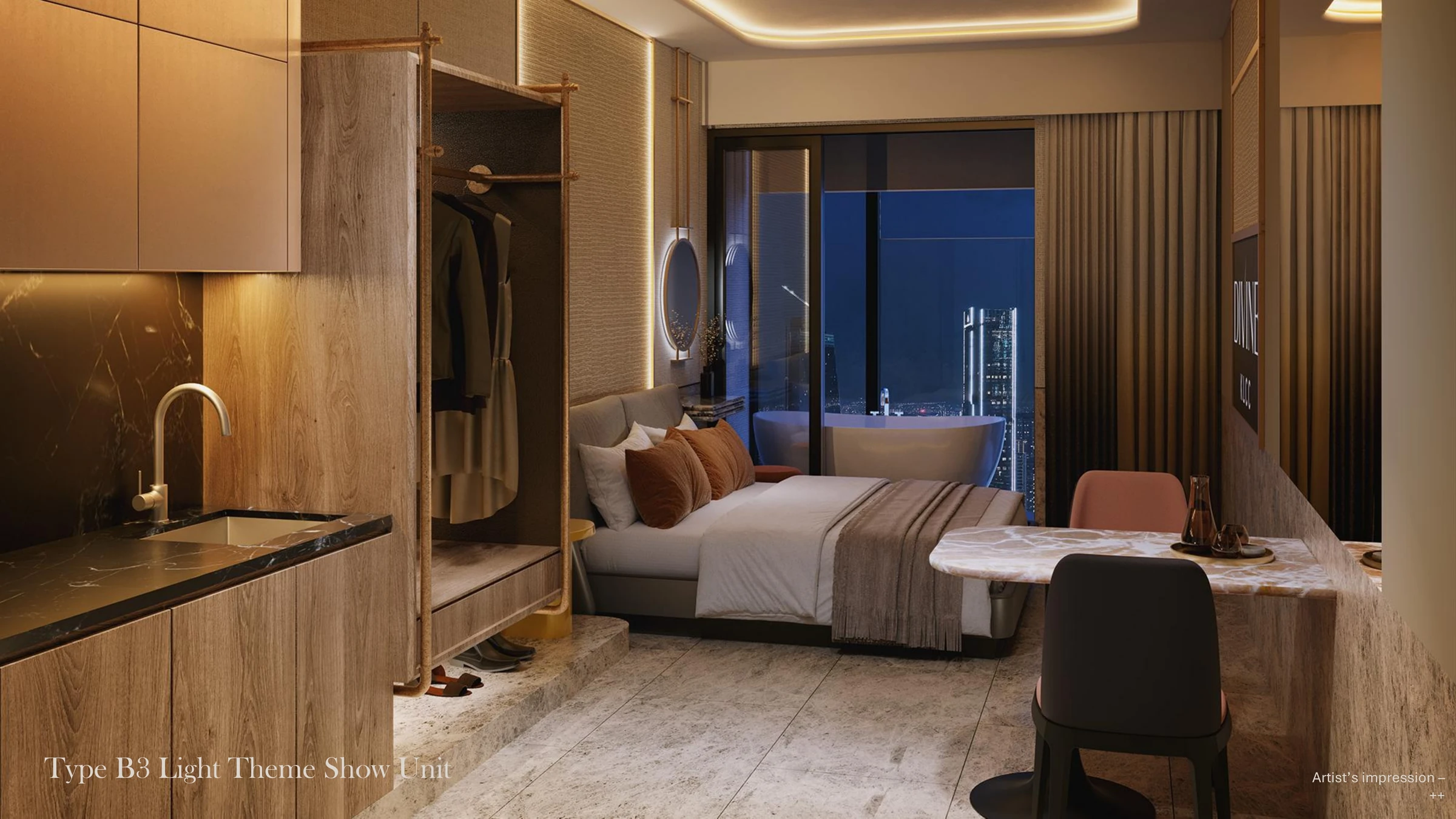 Divine KLCC published light interior concept
