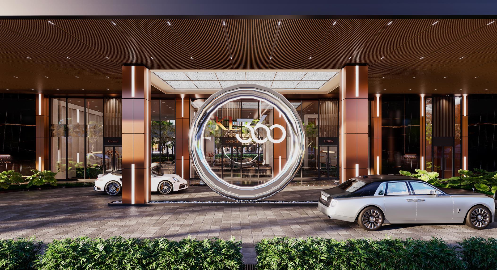 KL360 grand drop-off entrance