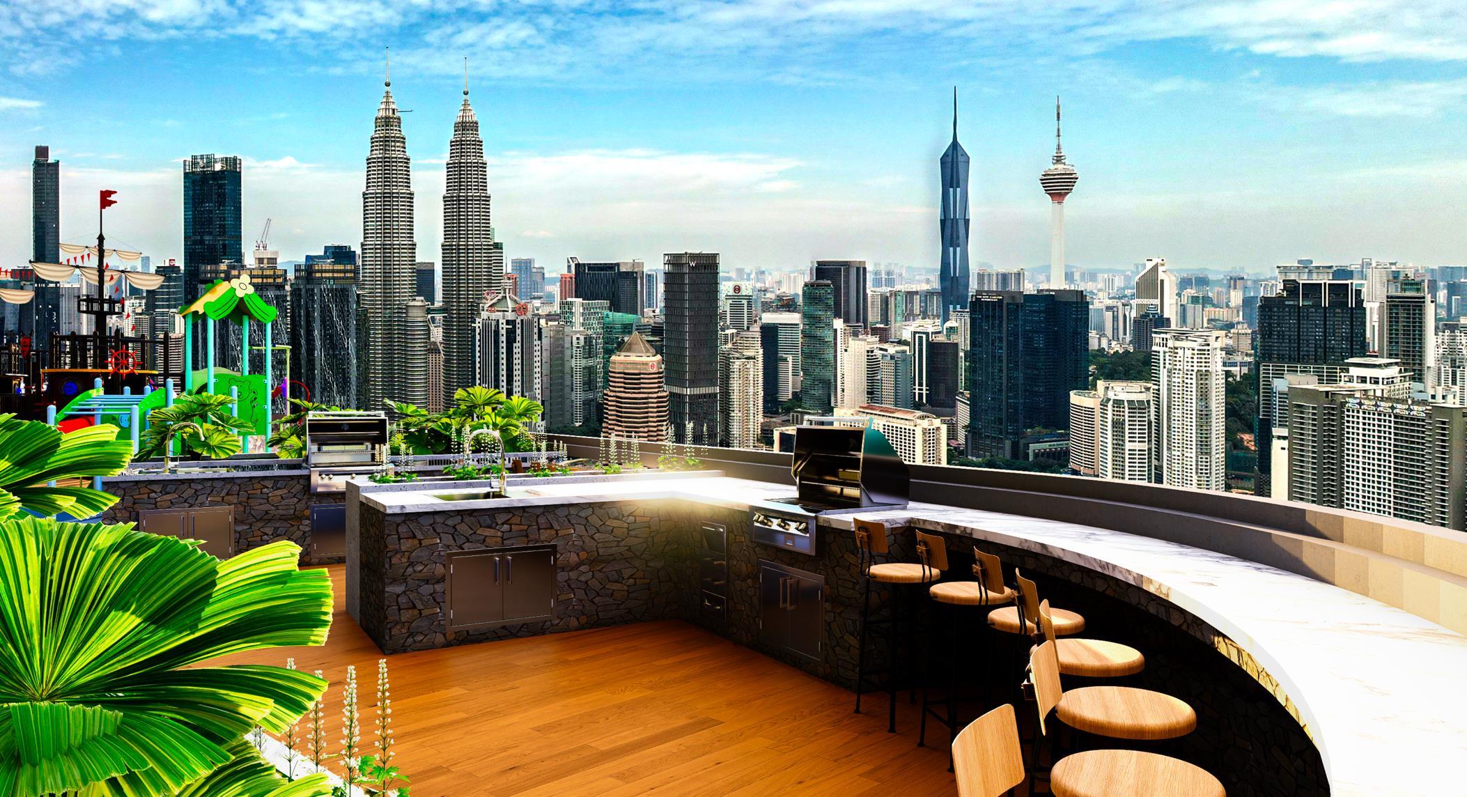 KL360 outdoor skyline lounge