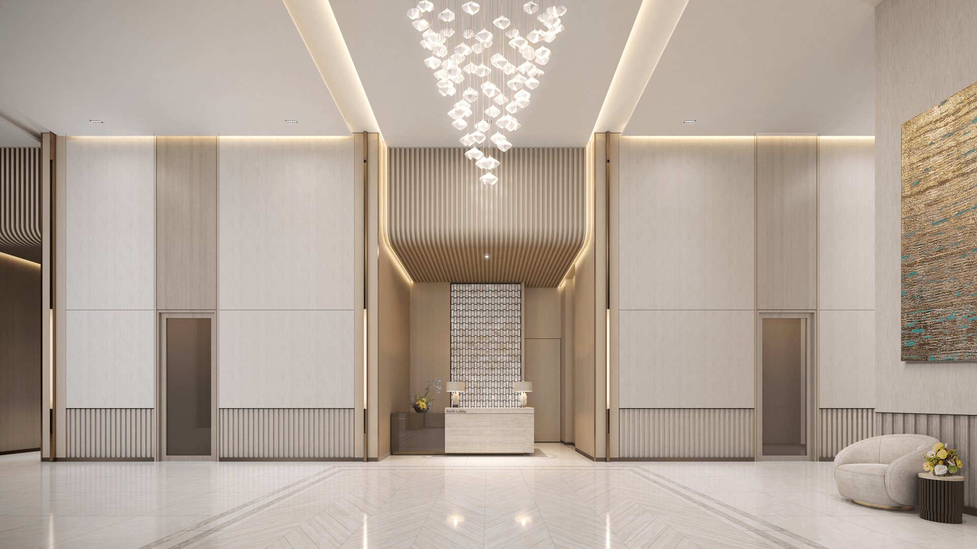 Imperial Residences private lift lobby