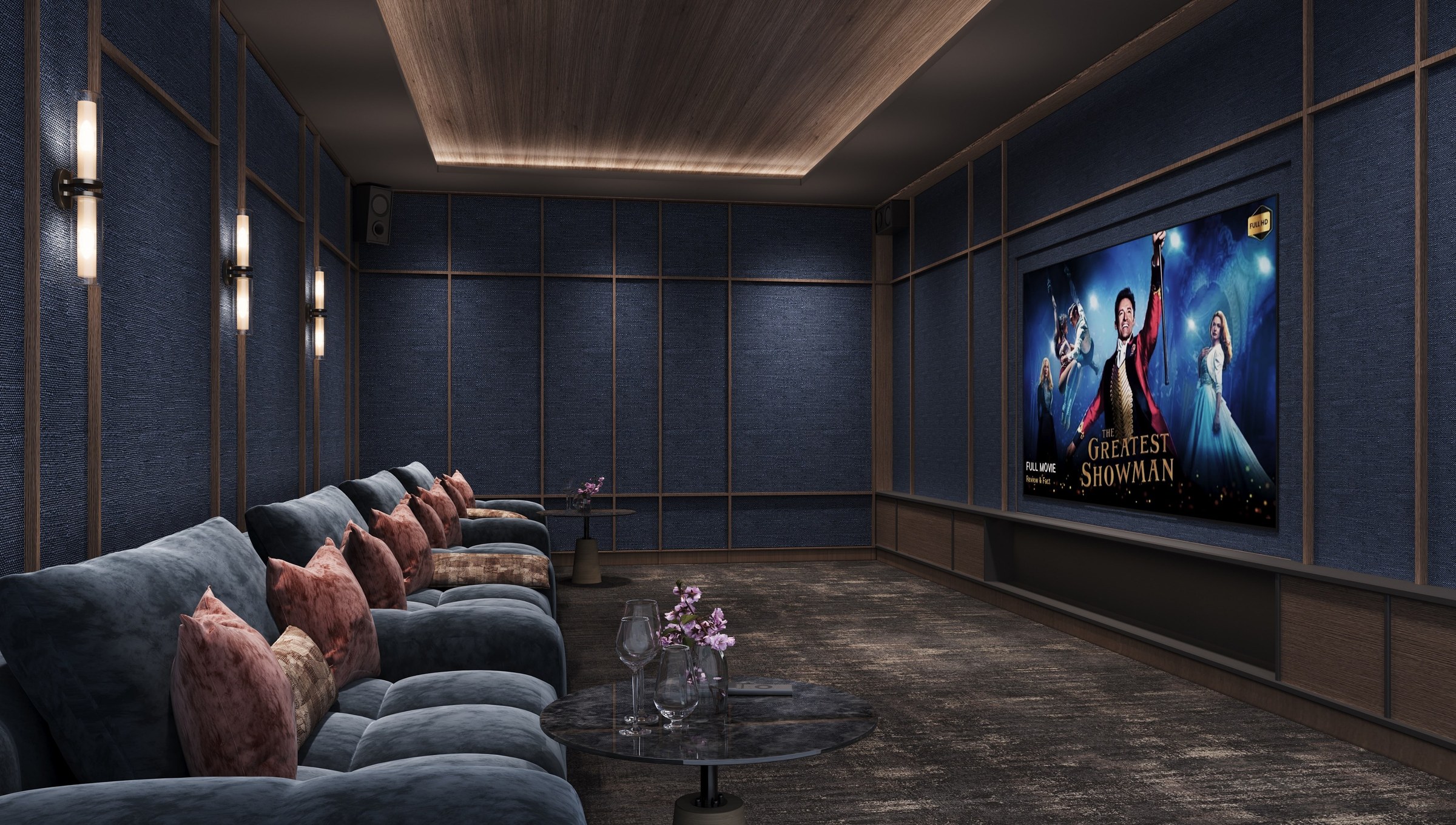 Sutera Suites private cinema room
