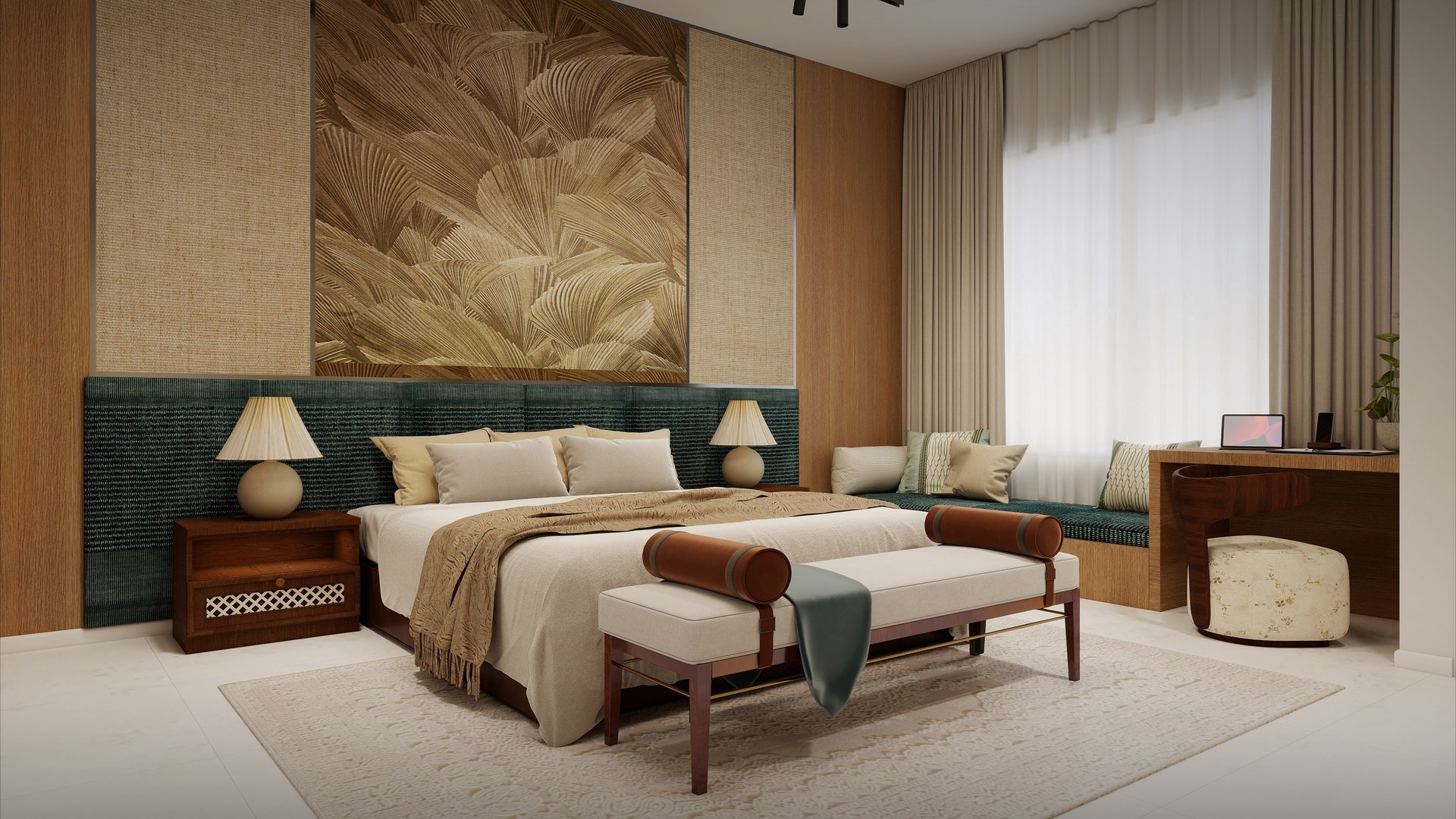 Sutera Suites fully furnished studio living interior
